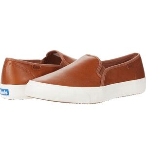 Keds Double Decker Leather Slip-On sneakers size 8.5.